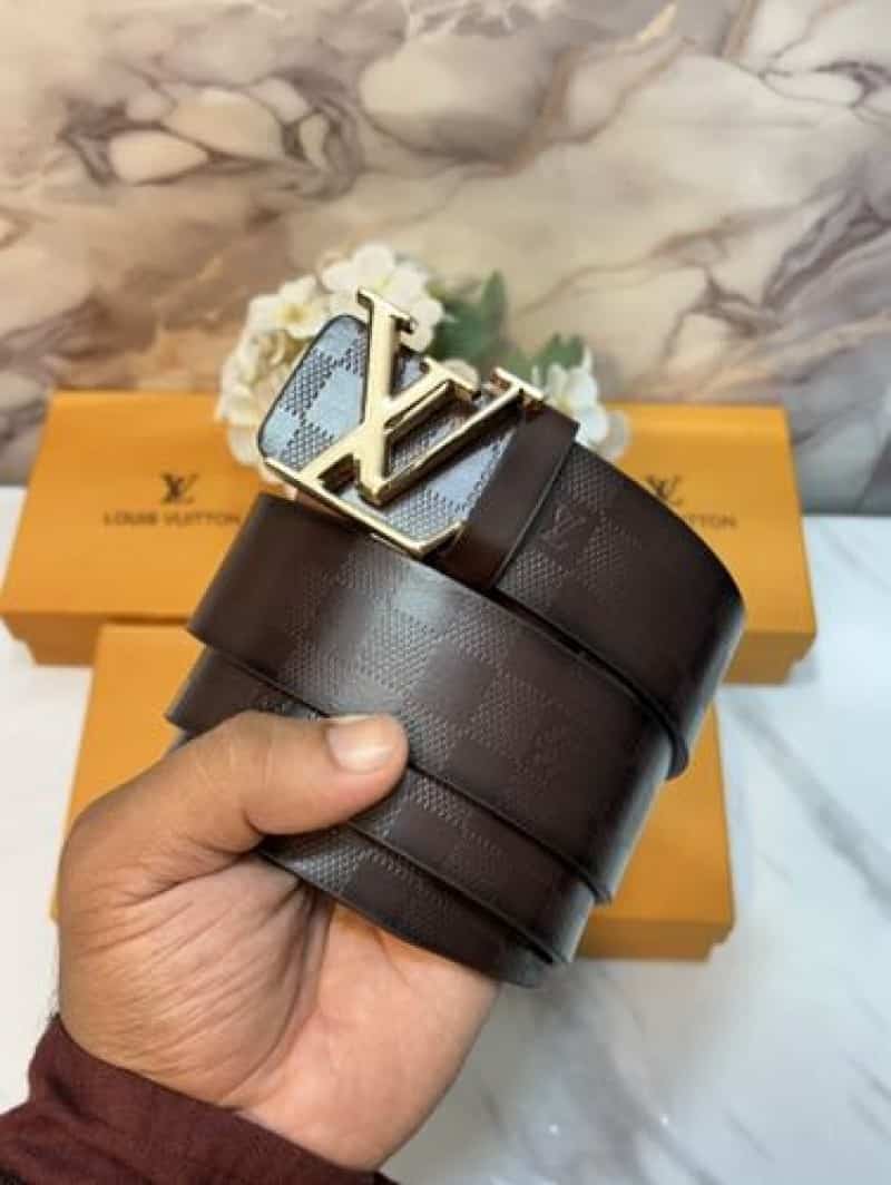 LV LOUI S VUITTON IMP LEATHER EMBOS