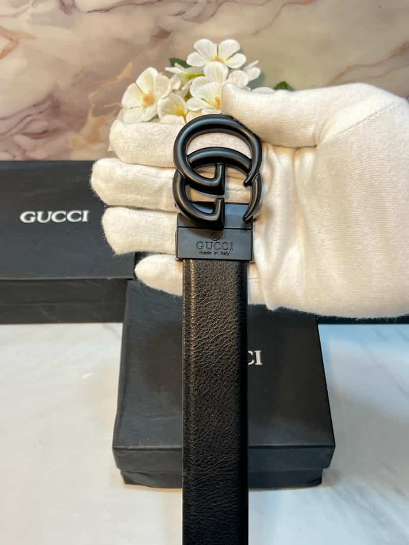 Gucc i premium quality imp reversible belt with OG box GG-210