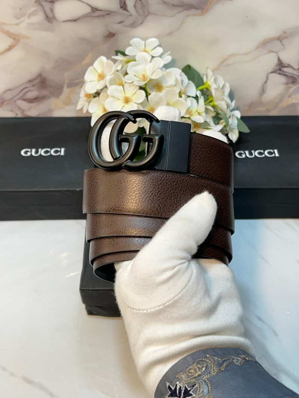 Gucc i premium quality imp reversible belt with OG box GG-210