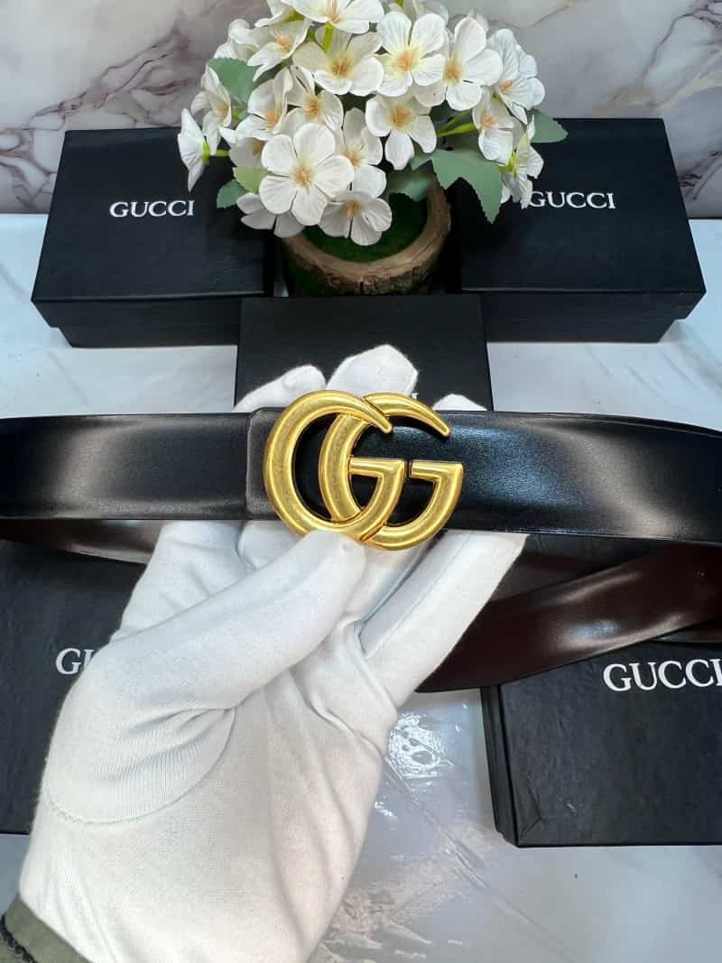 Gucc_i premium quality imp belt with OG box GG-203