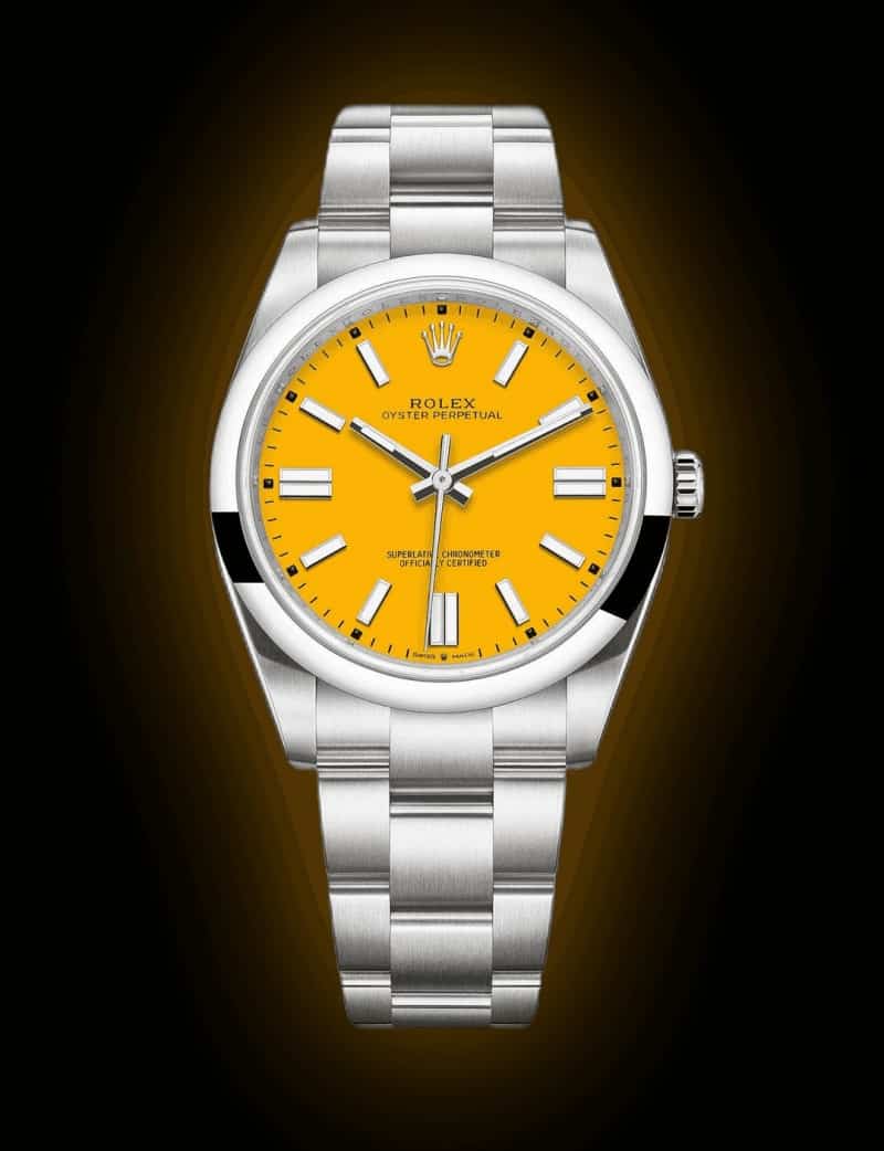 Rolexx Oyster Perpetual Yellow Zr Y