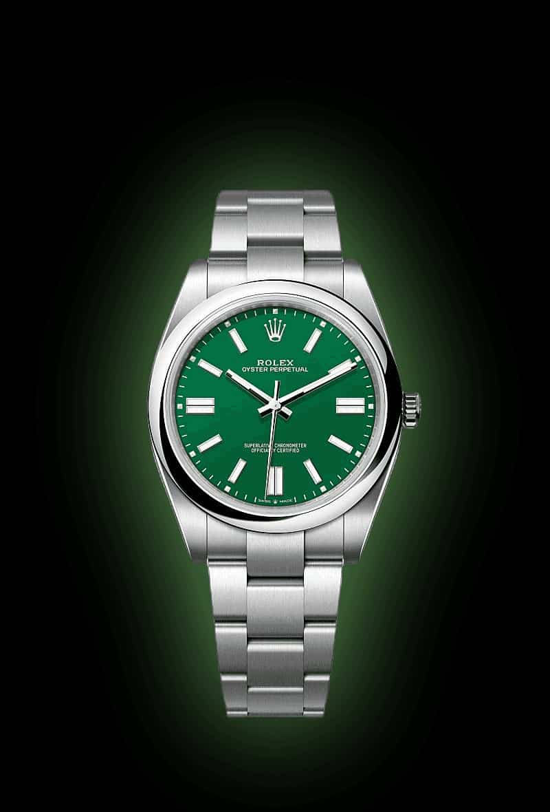 Rolexx Oyster Perpetual Green Zr Yz