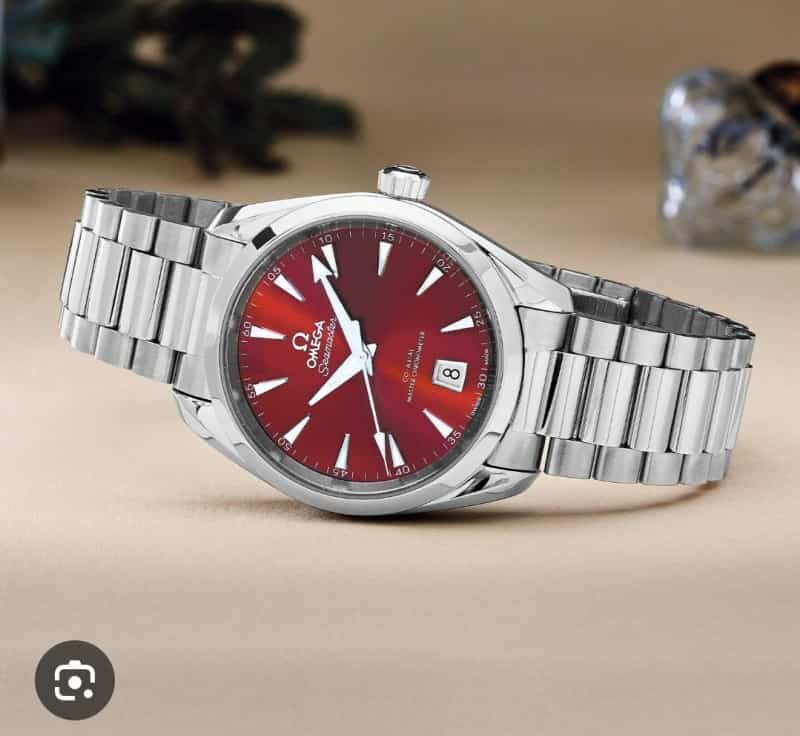 Omegaa Co Axial Red Automatic