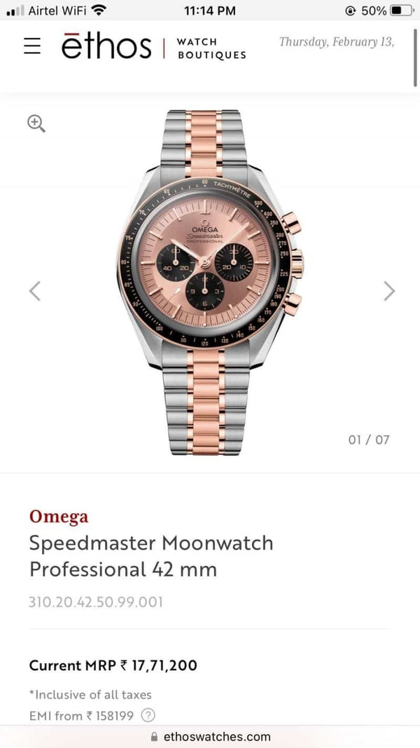 Omegaa SpeedMaster Professional Aut