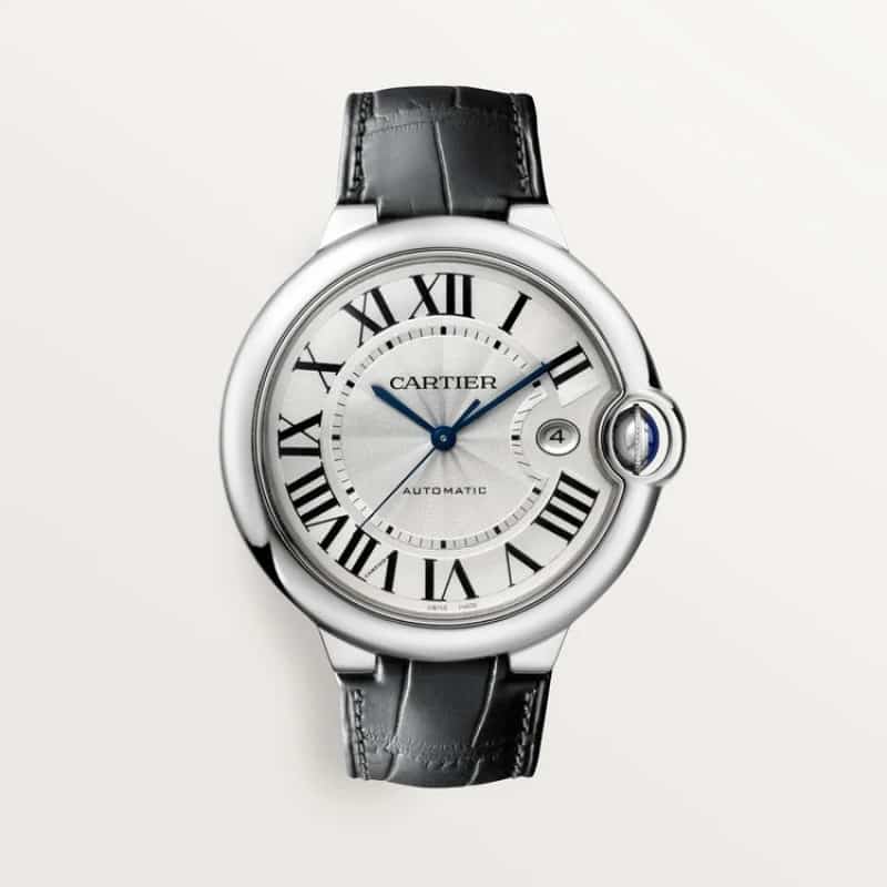 Cartierr Ballon Bleu Silver Black A