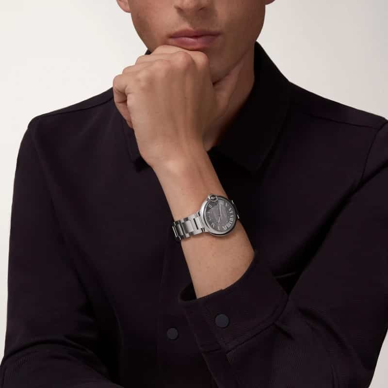 Cartierr Ballon Bleu Grey Automatic