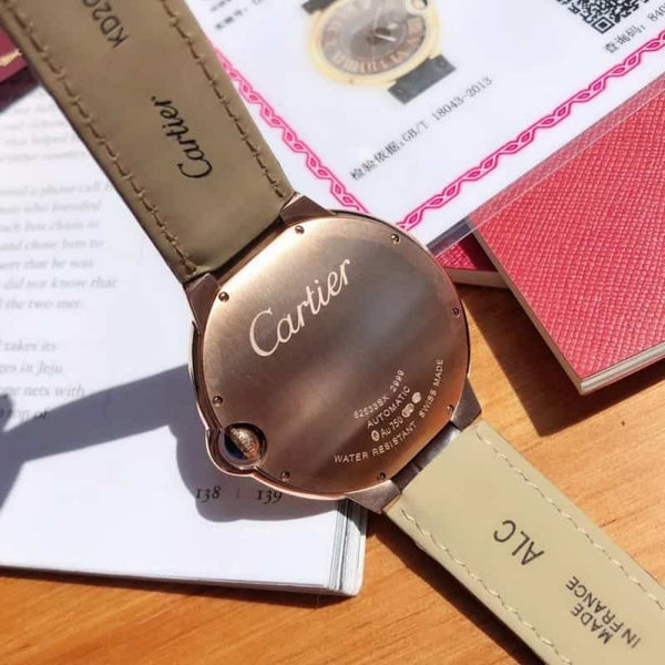 Cartierr Ballon Bleu Brown Rose Gol