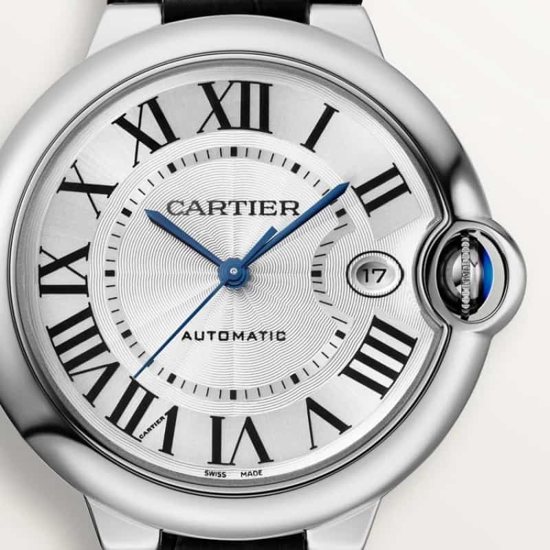 Cartierr Ballon Bleu Silver Black A