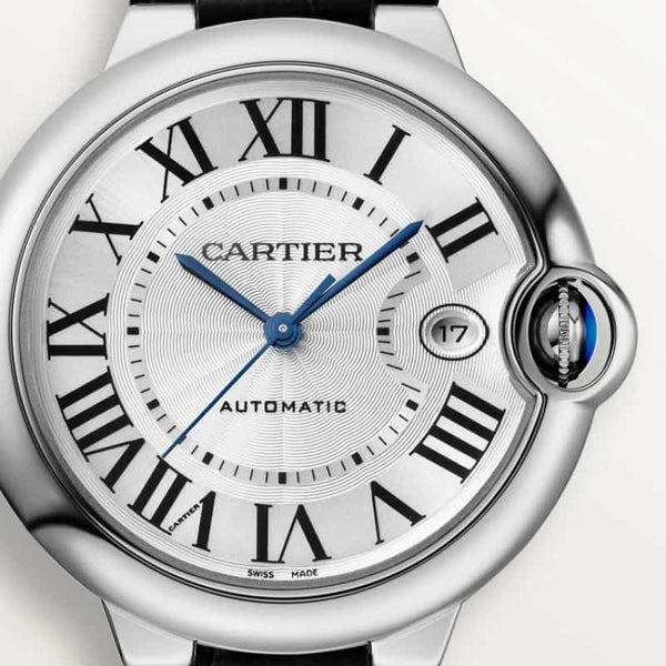Cartierr Ballon Bleu Silver Black A