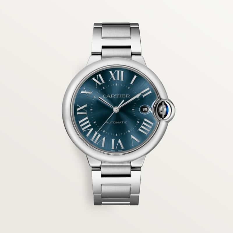 Cartierr Ballon Bleu Silver Blue Au