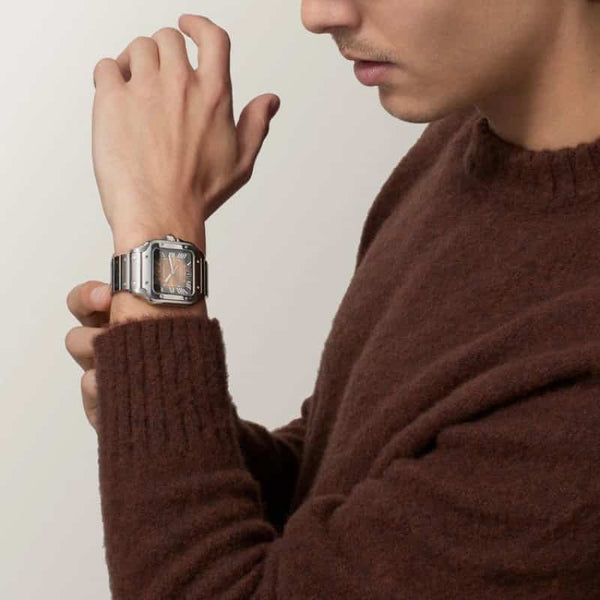Cartierr Santos Brown Automatic