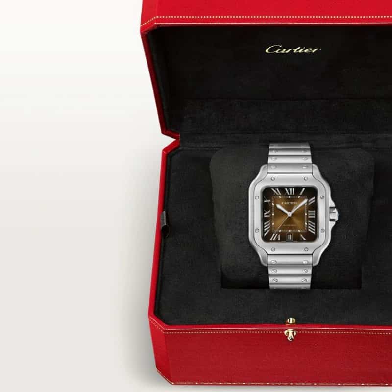 Cartierr Santos Brown Automatic