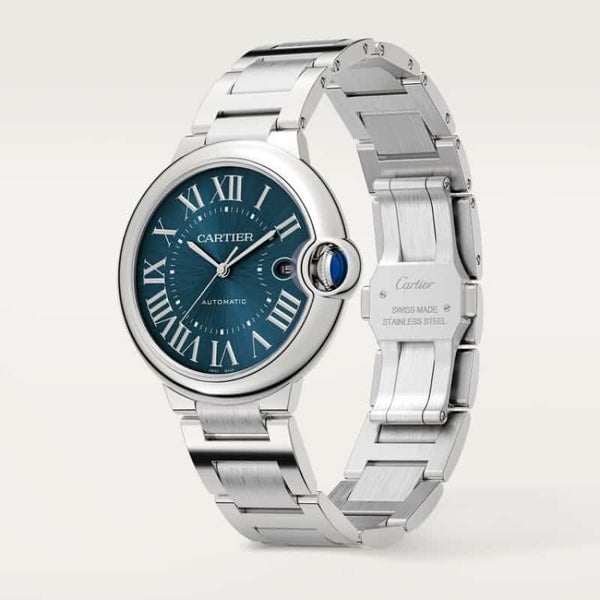 Cartierr Ballon Bleu Silver Blue Au