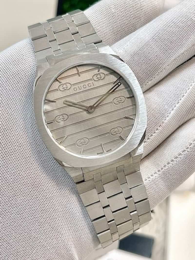 Guccii Slim Grey Japan Quartz
