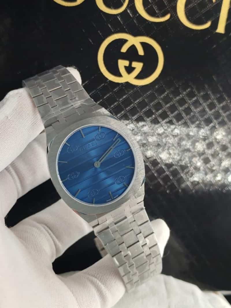 Guccii Slim Blue Japan Quartz