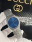 Guccii Slim Blue Japan Quartz