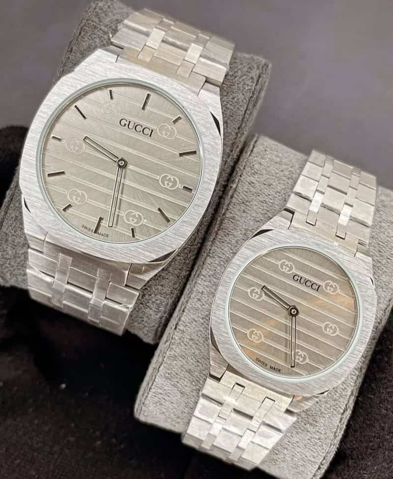 Guccii Slim Grey Japan Quartz