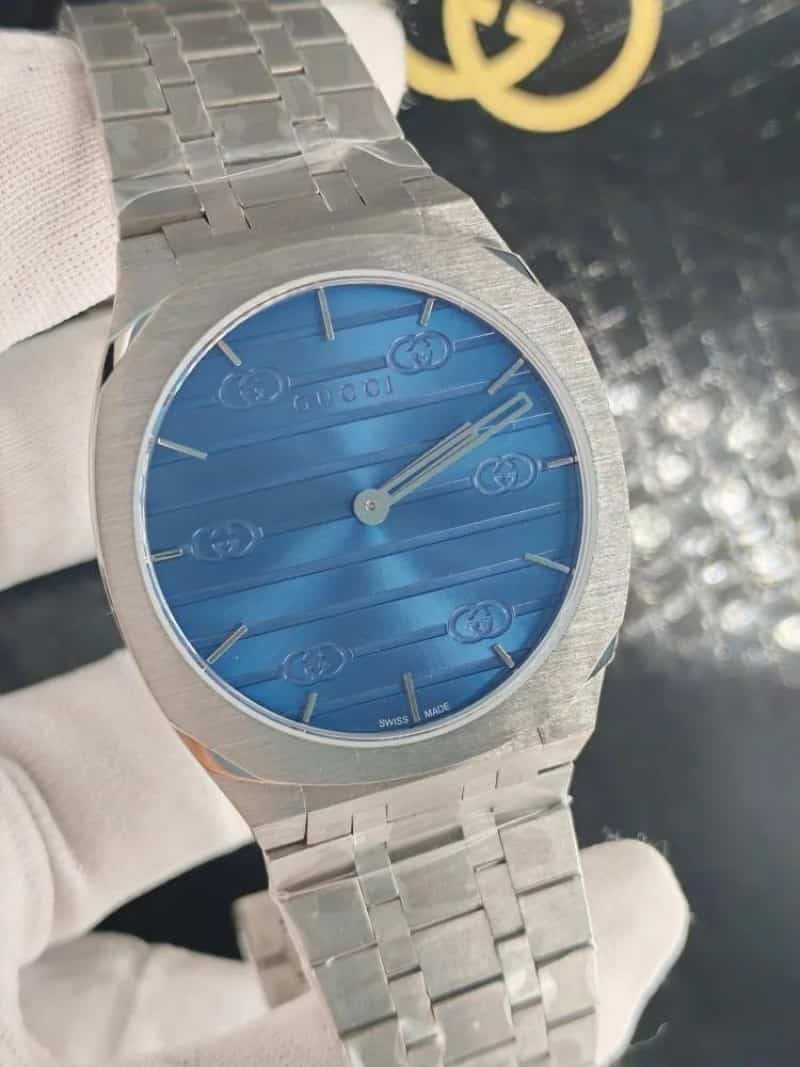 Guccii Slim Blue Japan Quartz