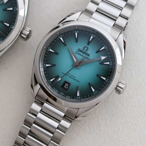 Omegaa Co Axial Torqueise Dial Auto