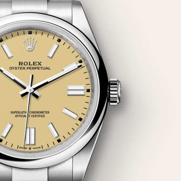 Rolexx Oyster Perpetual Beige Zr Yz