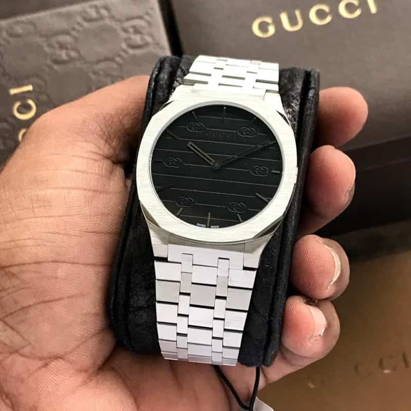 Guccii Slim Black Japan Quartz