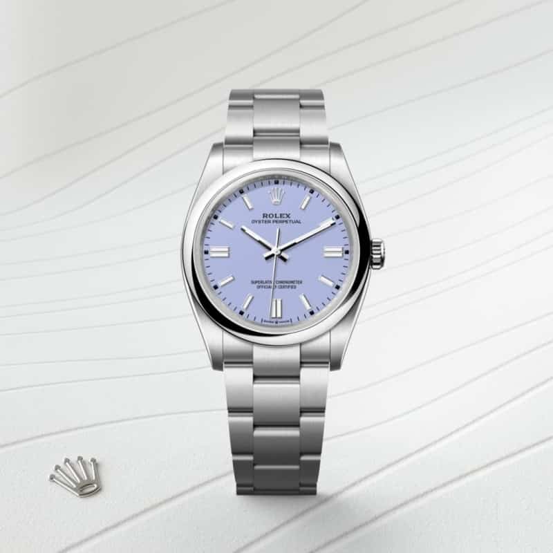 Rolexx Oyster Perpetual Lavender Zr