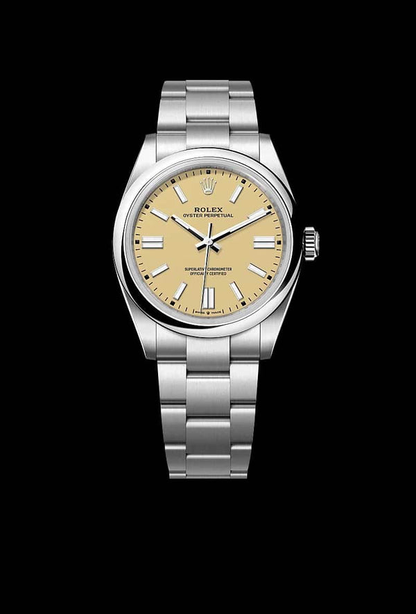 Rolexx Oyster Perpetual Beige Zr Yz