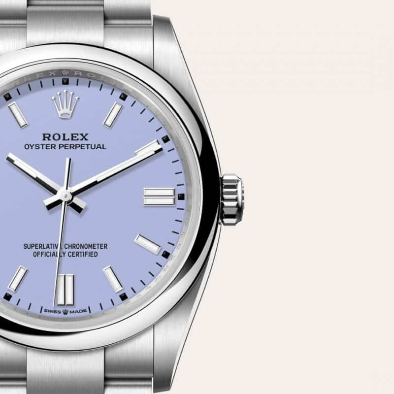 Rolexx Oyster Perpetual Lavender Zr