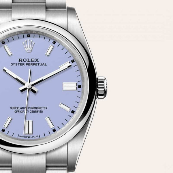 Rolexx Oyster Perpetual Lavender Zr