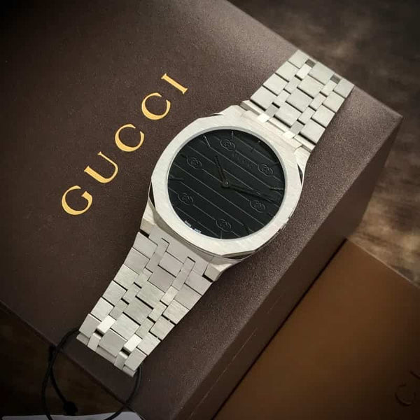 Guccii Slim Black Japan Quartz