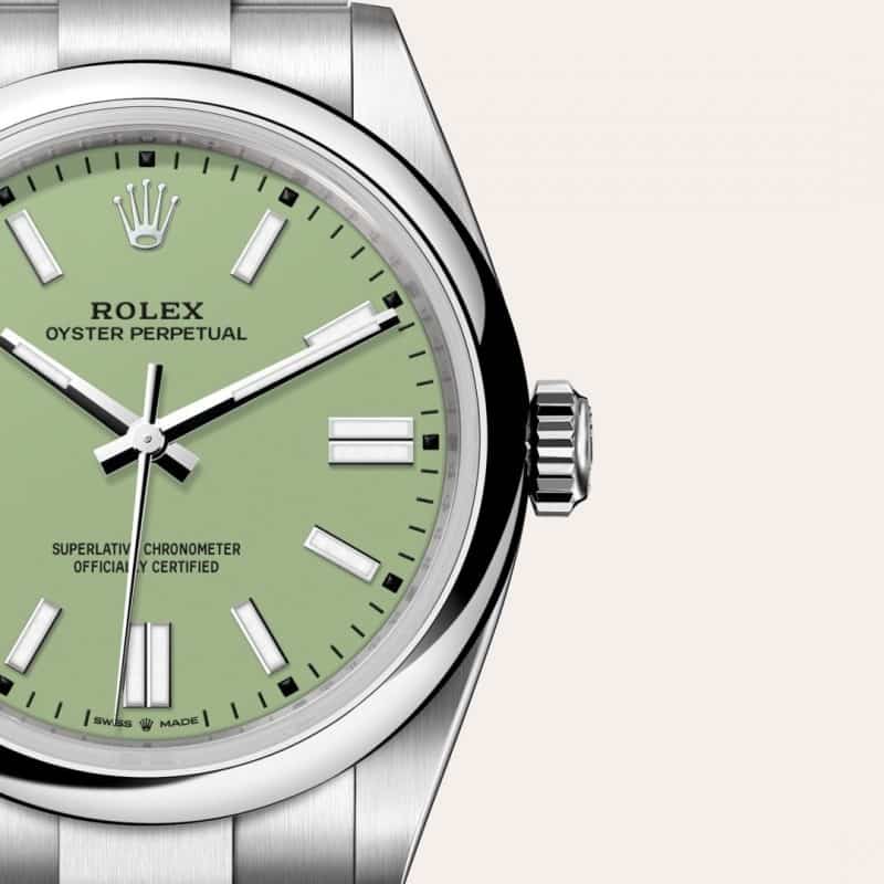Rolexx Oyster Perpetual Pistachio Z