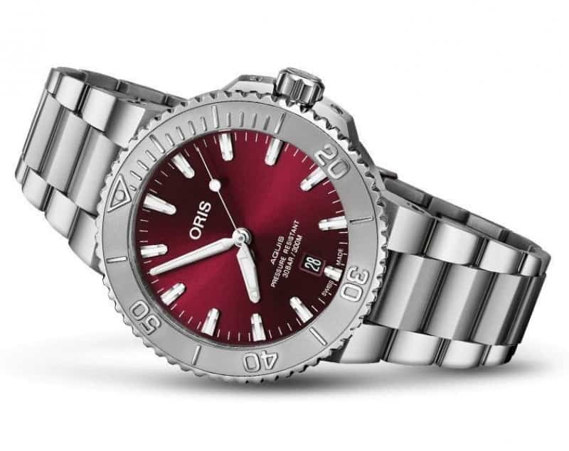 Oris Aquis Cherry Red Automatic