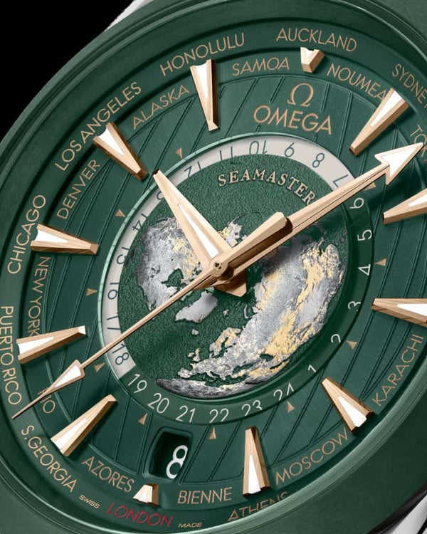 Omegaa SeaMaster AquaTerra Green