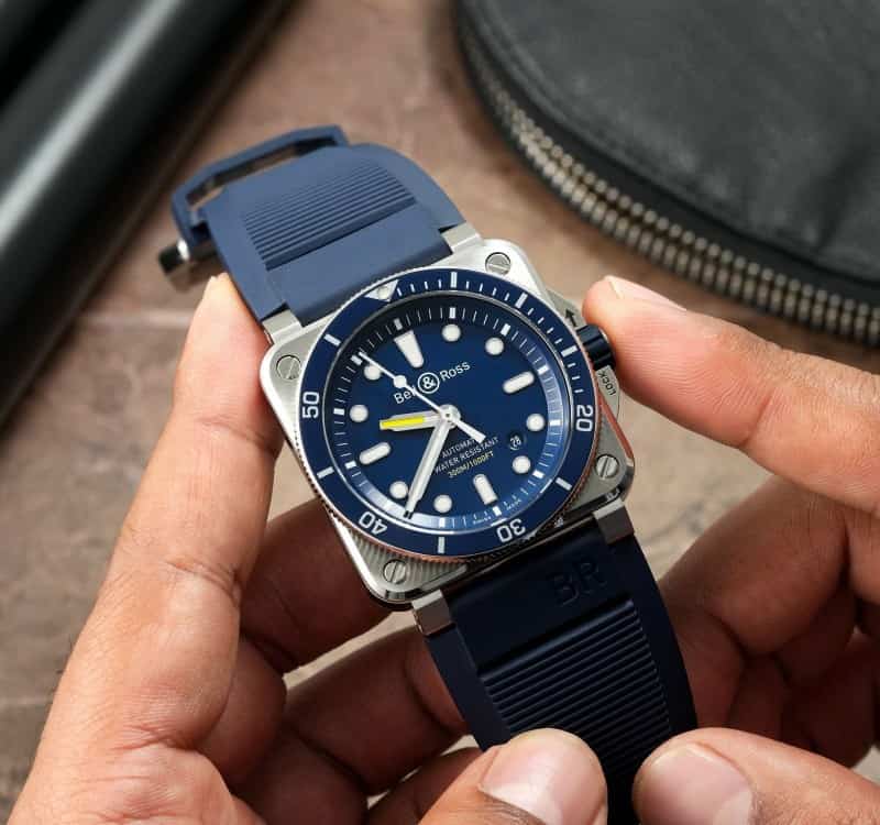 Bell Ross BR 03 Diver Silver Blue A