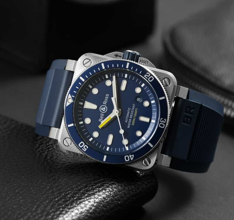 Bell Ross BR 03 Diver Silver Blue A