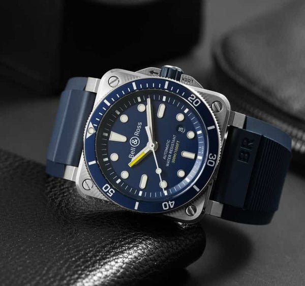 Bell Ross BR 03 Diver Silver Blue A