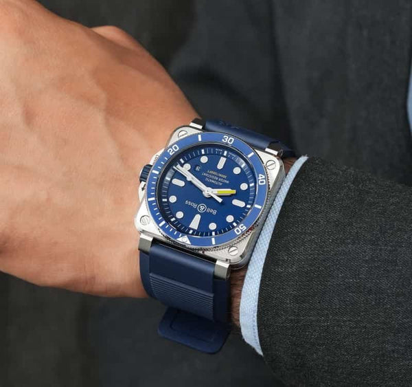 Bell Ross BR 03 Diver Silver Blue A