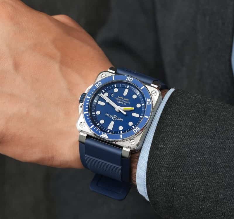 Bell Ross BR 03 Diver Silver Blue A