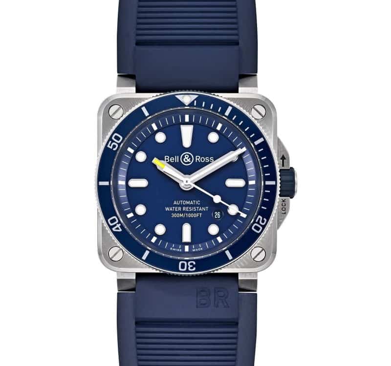 Bell Ross BR 03 Diver Silver Blue A