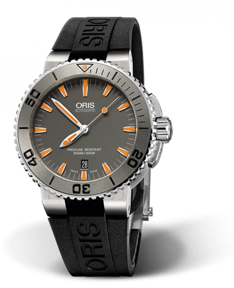 Oris Aquis Grey Silver Automatic