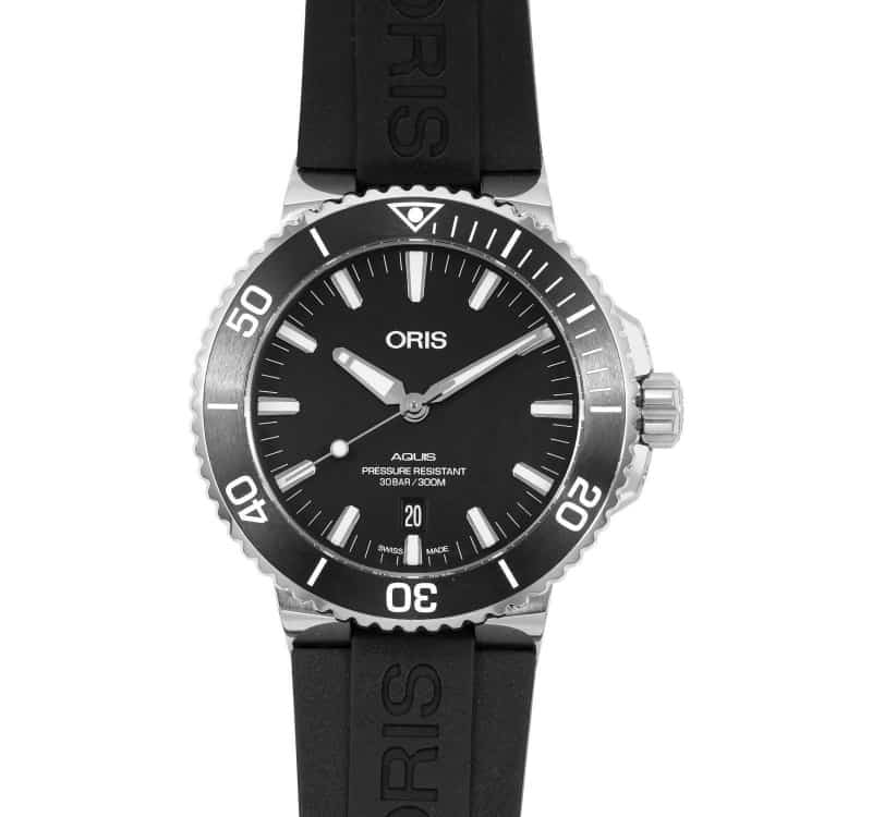 Oris Aquis Black Silver Automatic