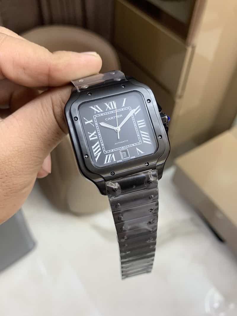 Cartierr Santos All Black Automatic