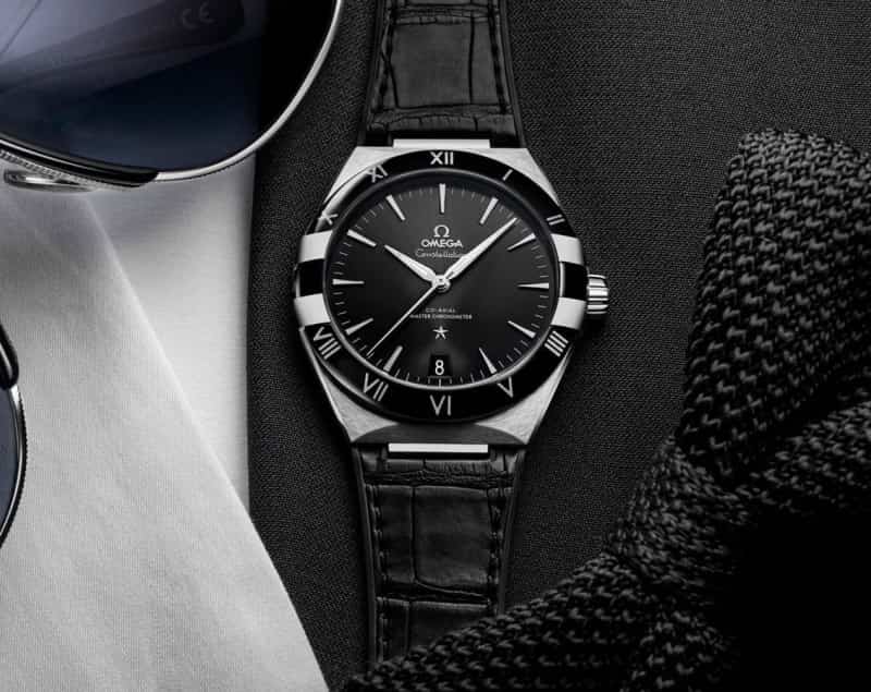 Omegaa Constellation Silver Black A