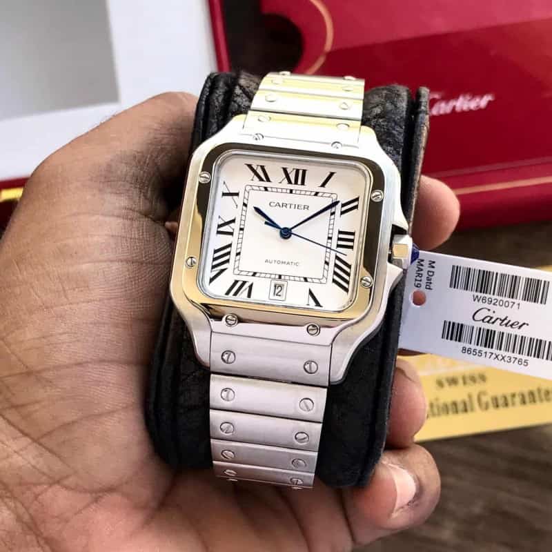 Cartierr Santos Automatic White