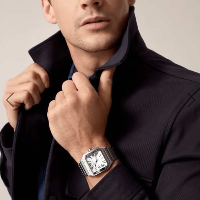 Cartierr Santos Automatic White