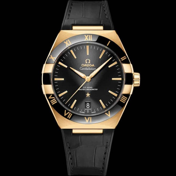 Omegaa Constellation Black Gold