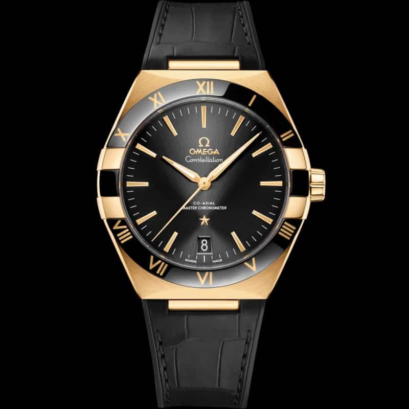 Omegaa Constellation Black Gold