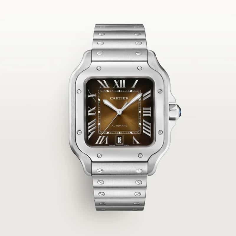 Cartierr Santos Brown Automatic