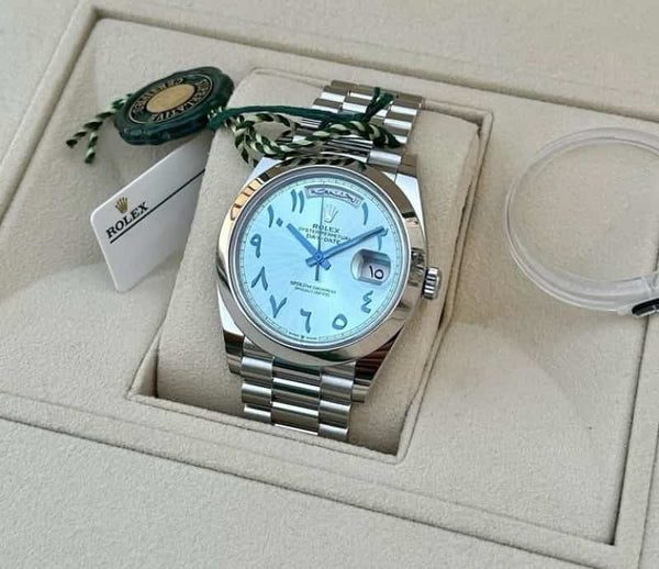 Rolexx DayDate Arabic Platinum ZR Y