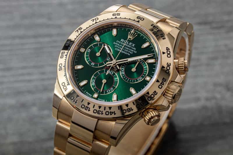 Rolexx Daytona Cosmograph Gold Gree